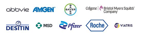 Sponsoren 2026: abbvie AMGEN Bayer Celgene|Bristol Myers Squibb Company Desitin MSD Pfizer Roche Viatris